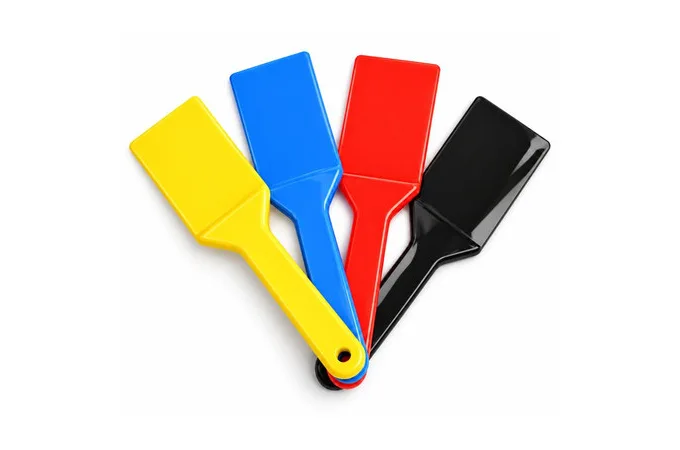 Plastic ink spatula Not specified